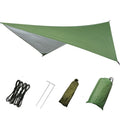 Outdoor Supplies Multifunctional Triangular Canopy Waterproof Rain Proof Sunscreen Tent Camping Supplies Beach Sunshade Cloth