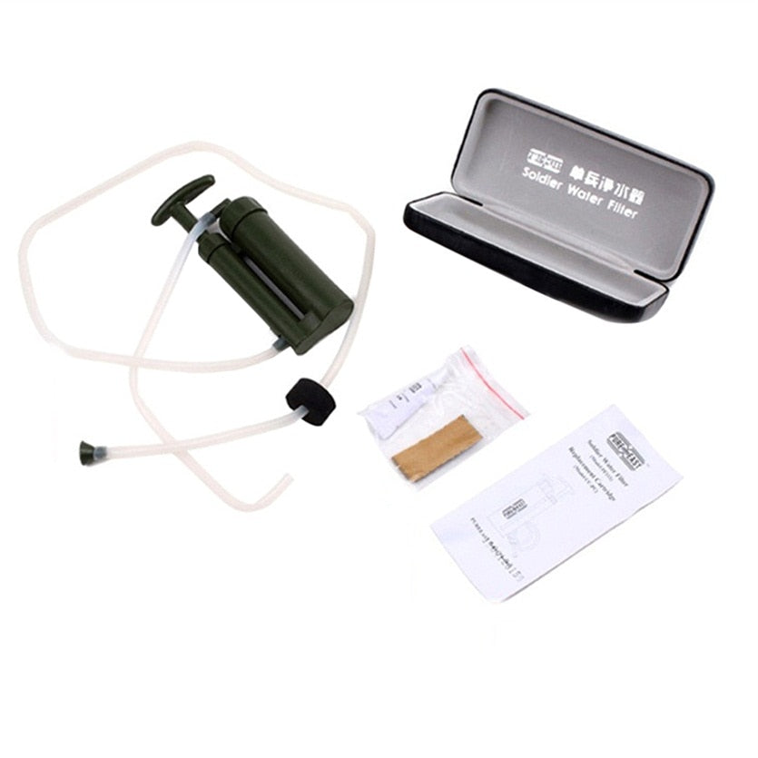 Portable Outdoor Hiking Camping Water Filter Purifier Cleaner Outdoor Survival Emergency Water Purifier Drop shipping