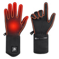 Winter Skiing Heated Gloves Outdoor Sports Touch Motorcycle Men Women Warm Windproof Hunting Black Mittens Bicycles