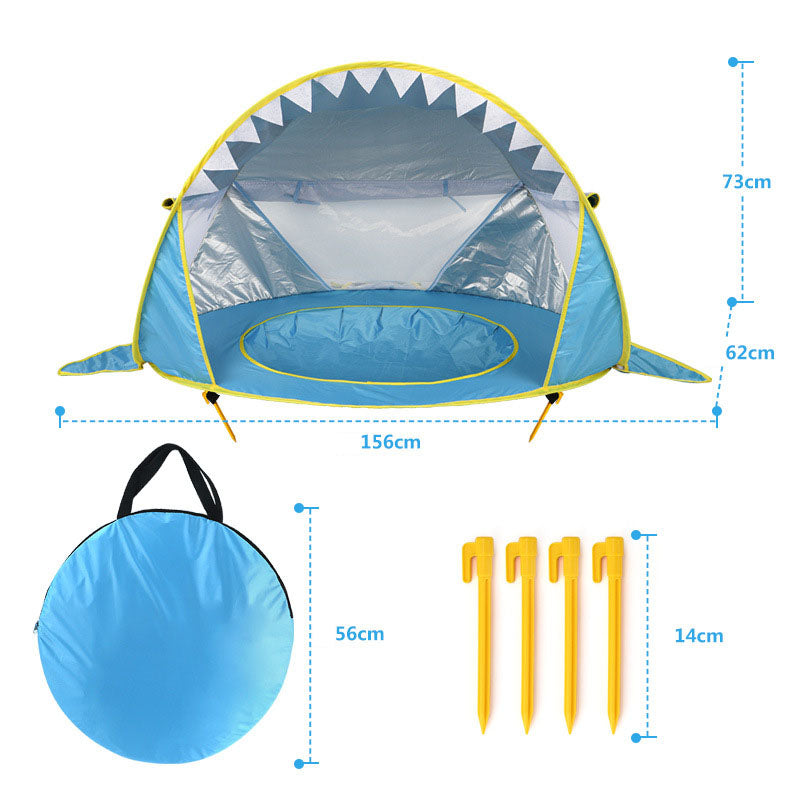 Children's Outdoor Beach Tent Seaside Shade Indoor Quick Opening Portable Folding Easy To Install Small Tent